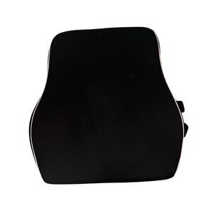 Black Lumbar Support Cushion